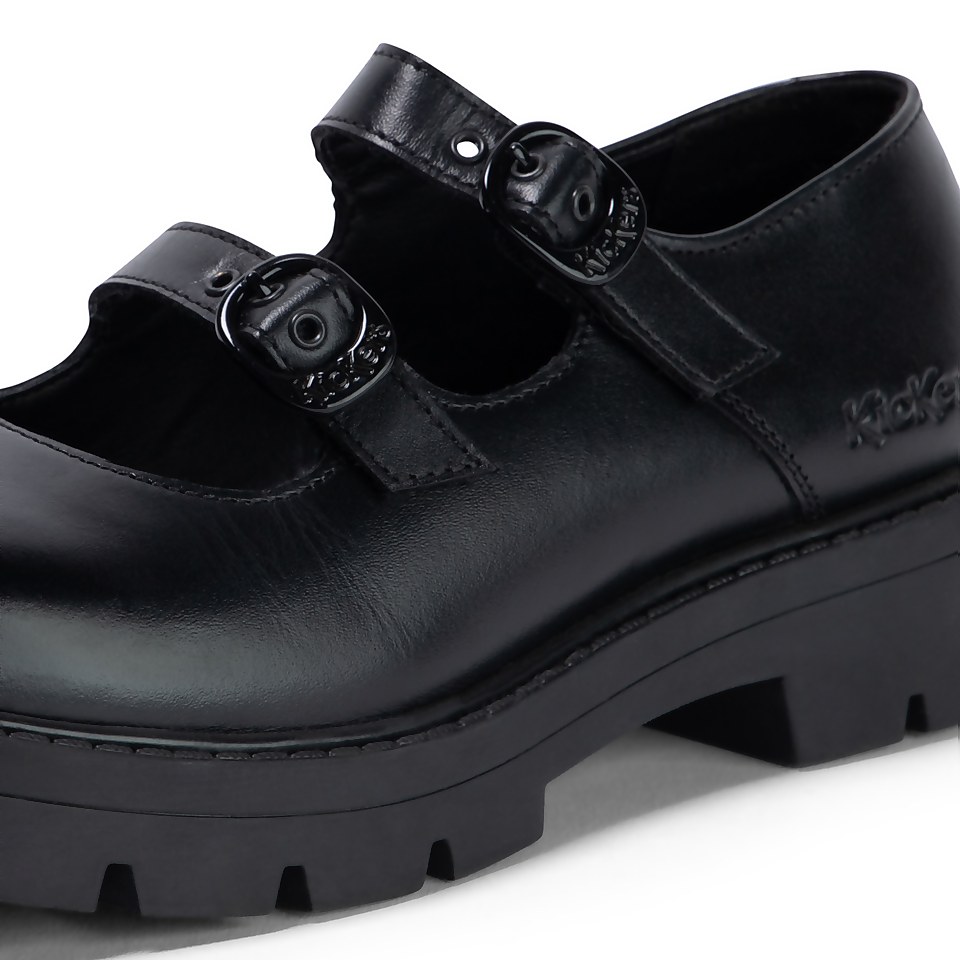 Adult Womens Kori MJ Double Leather Black