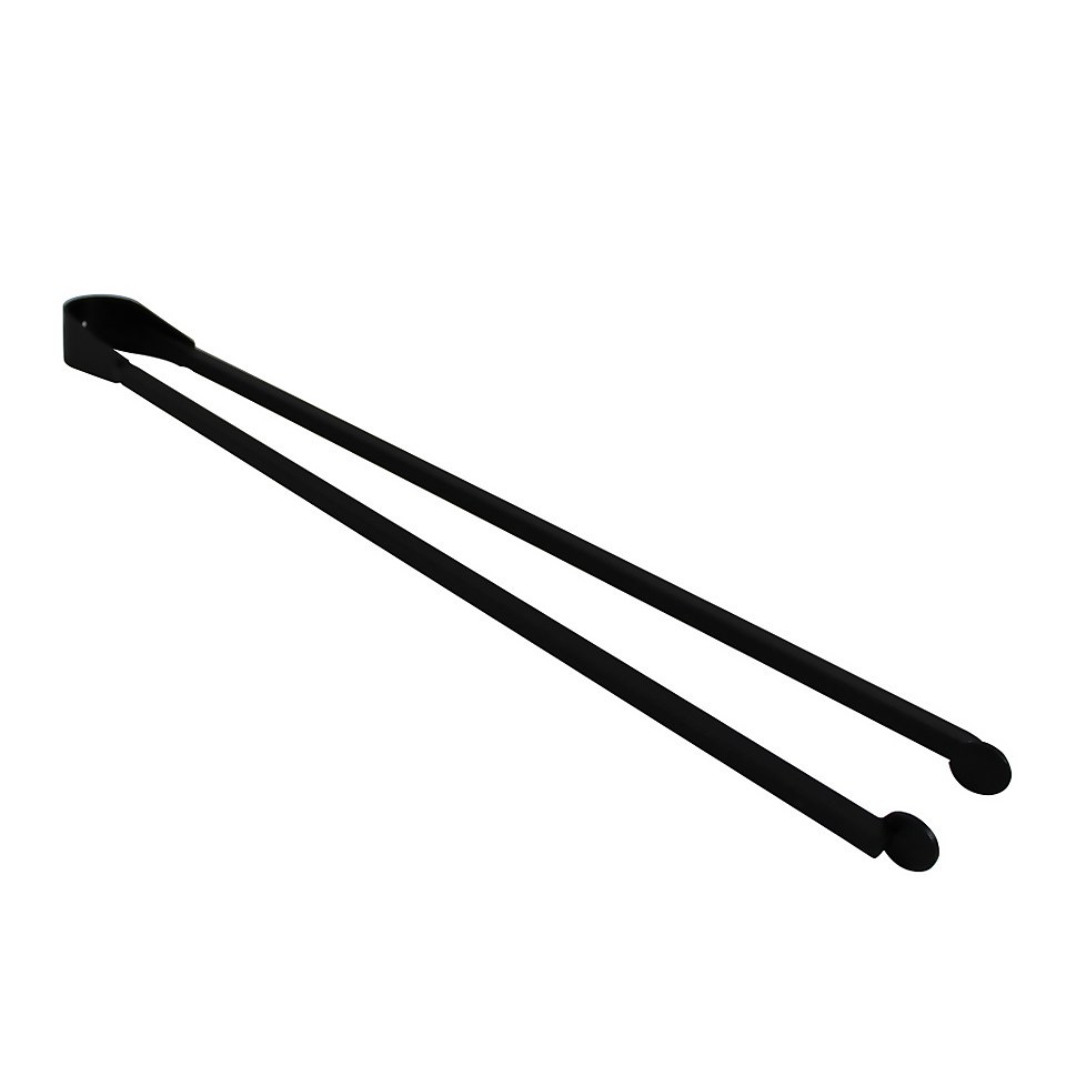 Long Handle Tongs for Fireplaces - Black