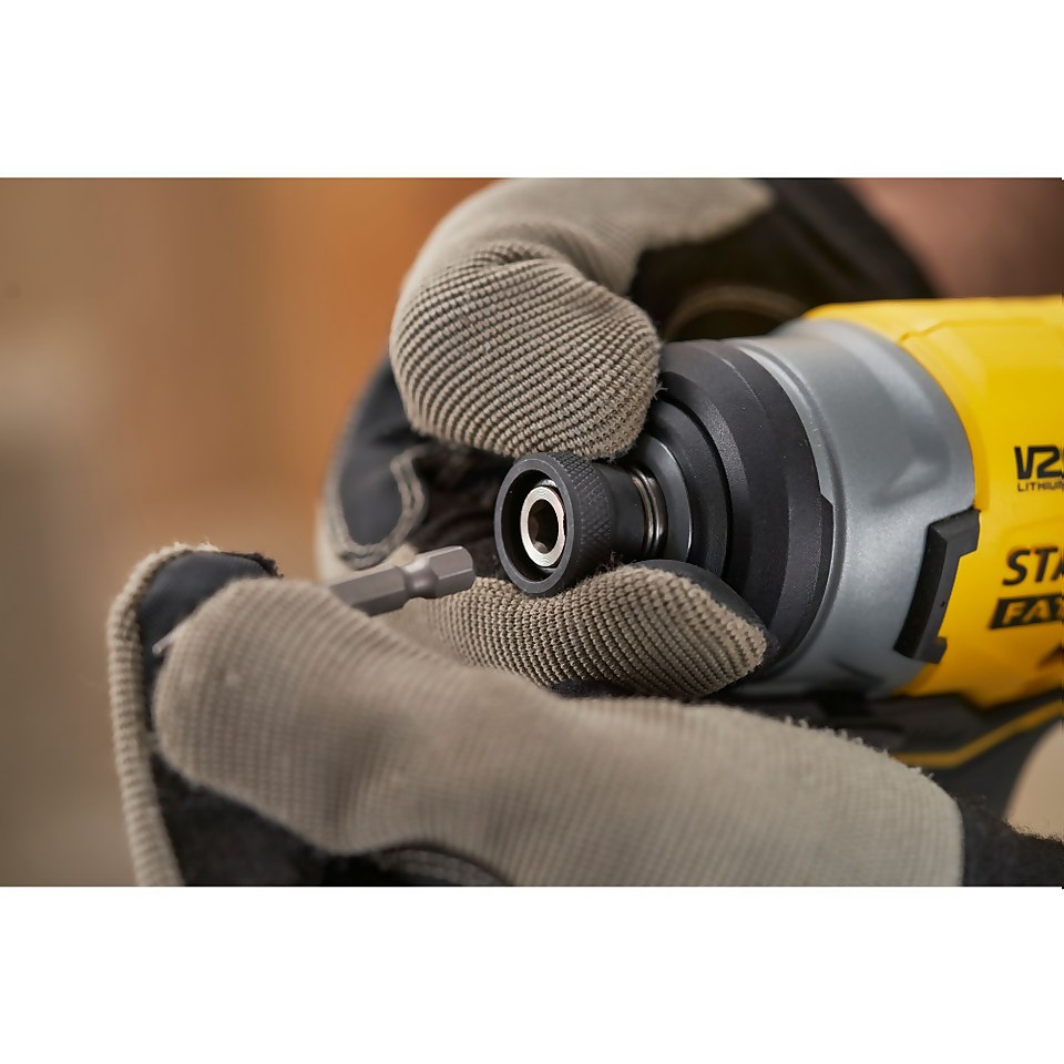 Stanley FatMax V20 18V Cordless Brushless Twin Drill & Impact Driver Kit 2 x 4.0Ah