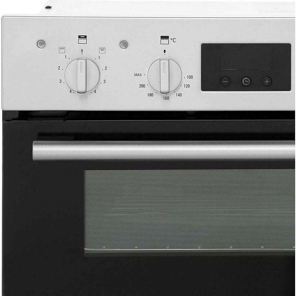 Hotpoint Class 2 DU2540IX Built Under Electric Double Oven With Feet - Stainless Steel
