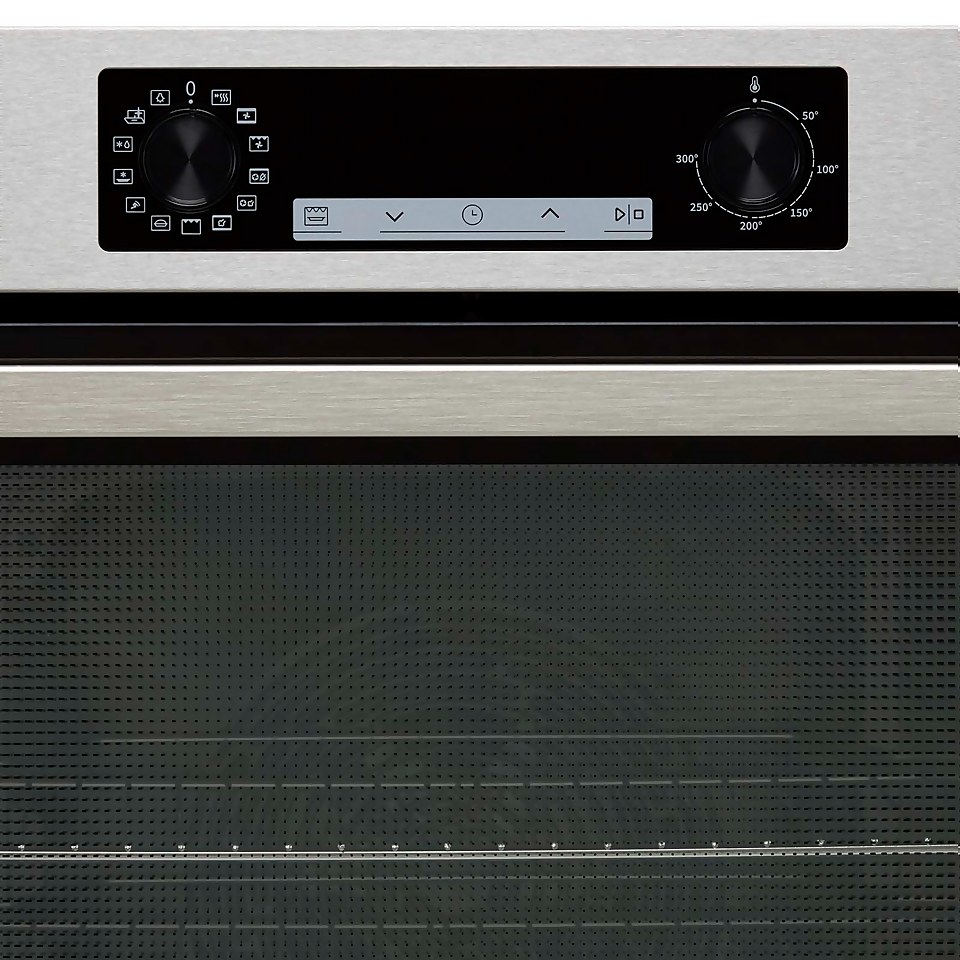 Hisense BSA65222AXUK Built In Electric Single Oven with added Steam Function - Stainless Steel
