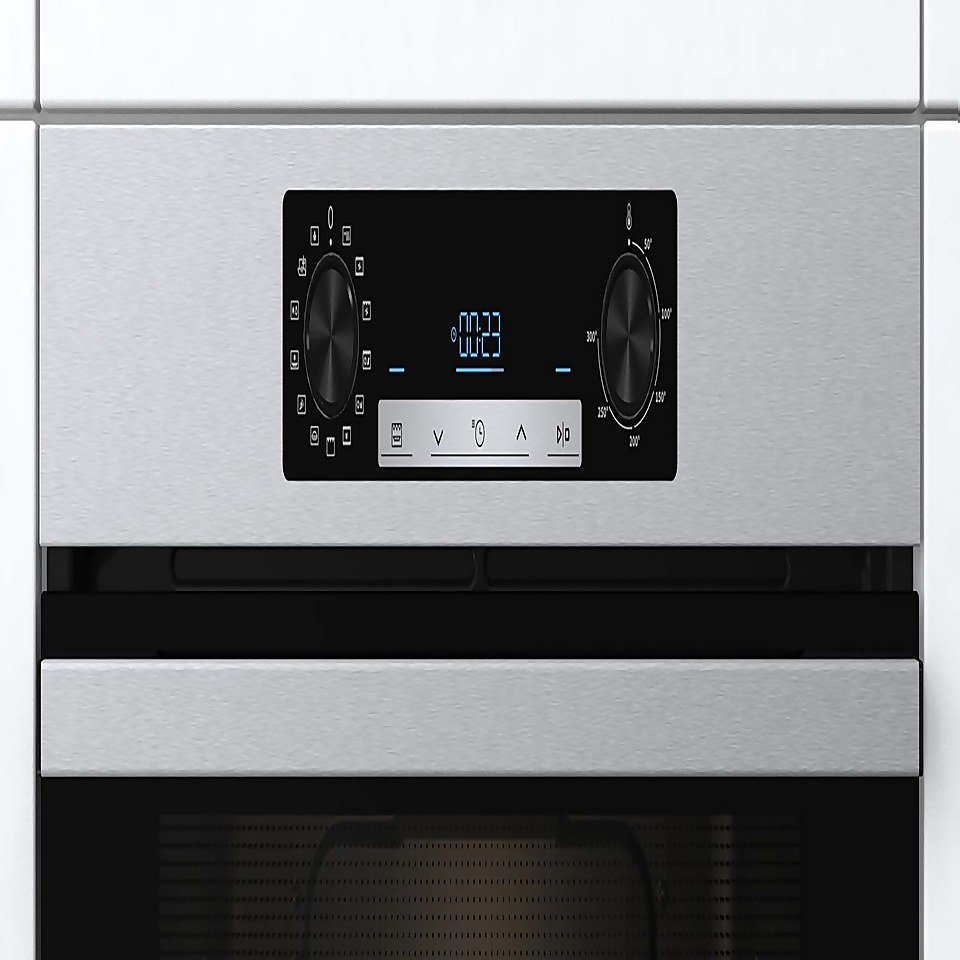 Hisense BSA65222AXUK Built In Electric Single Oven with added Steam Function - Stainless Steel