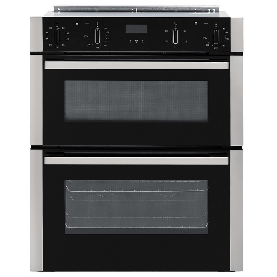 NEFF N50 J1ACE2HN0B Built Under Electric Double Oven - Stainless Steel