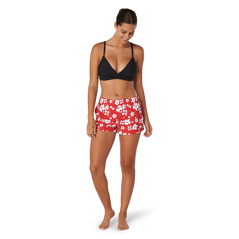 Women's Printed Vibe Volley Red