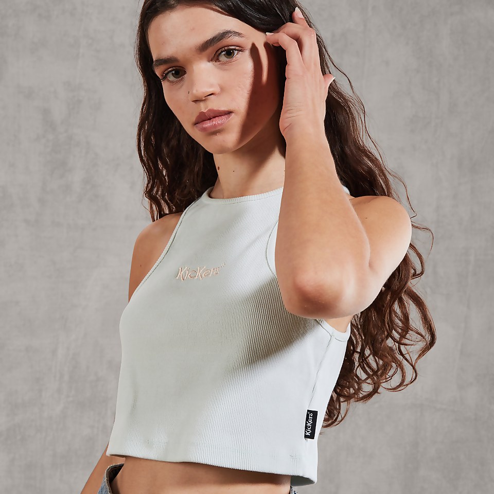 Women's Rib Racerfront Vest - Light Blue