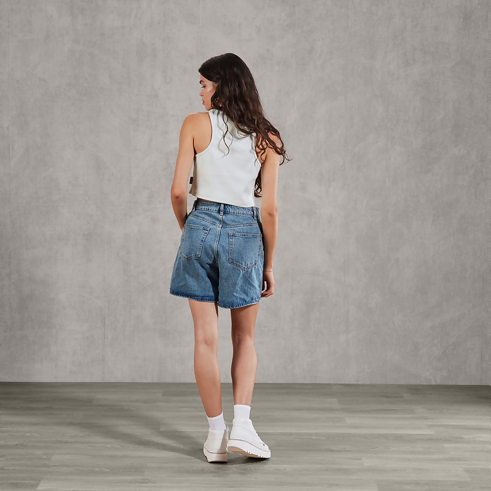 Women's Rib Racerfront Vest - Light Blue