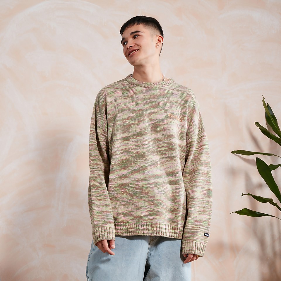 Men's Spacedye Knit Jumper Multi