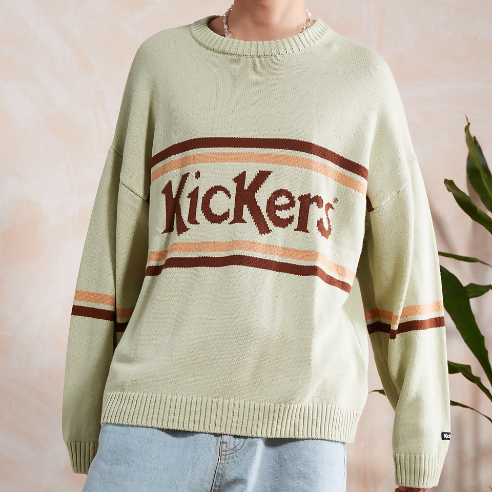 Men's Logo Knit Jumper Green