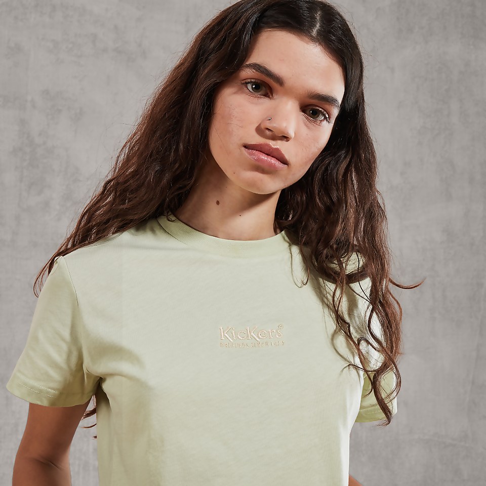 Women's Crop Tee Green