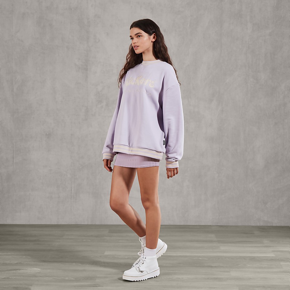 Women's Logo Varsity Sweatshirt Lilac
