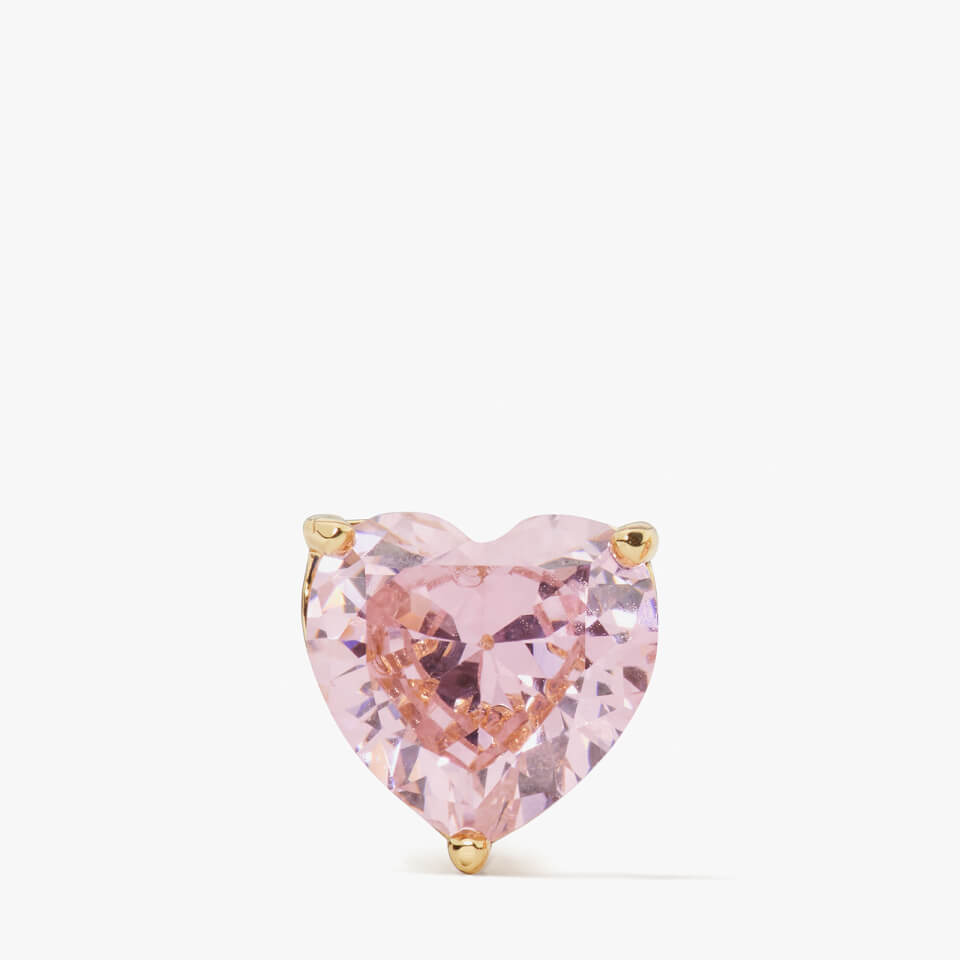 Kate Spade New York Heart Gold-Plated and Cubic Zirconia Earrings