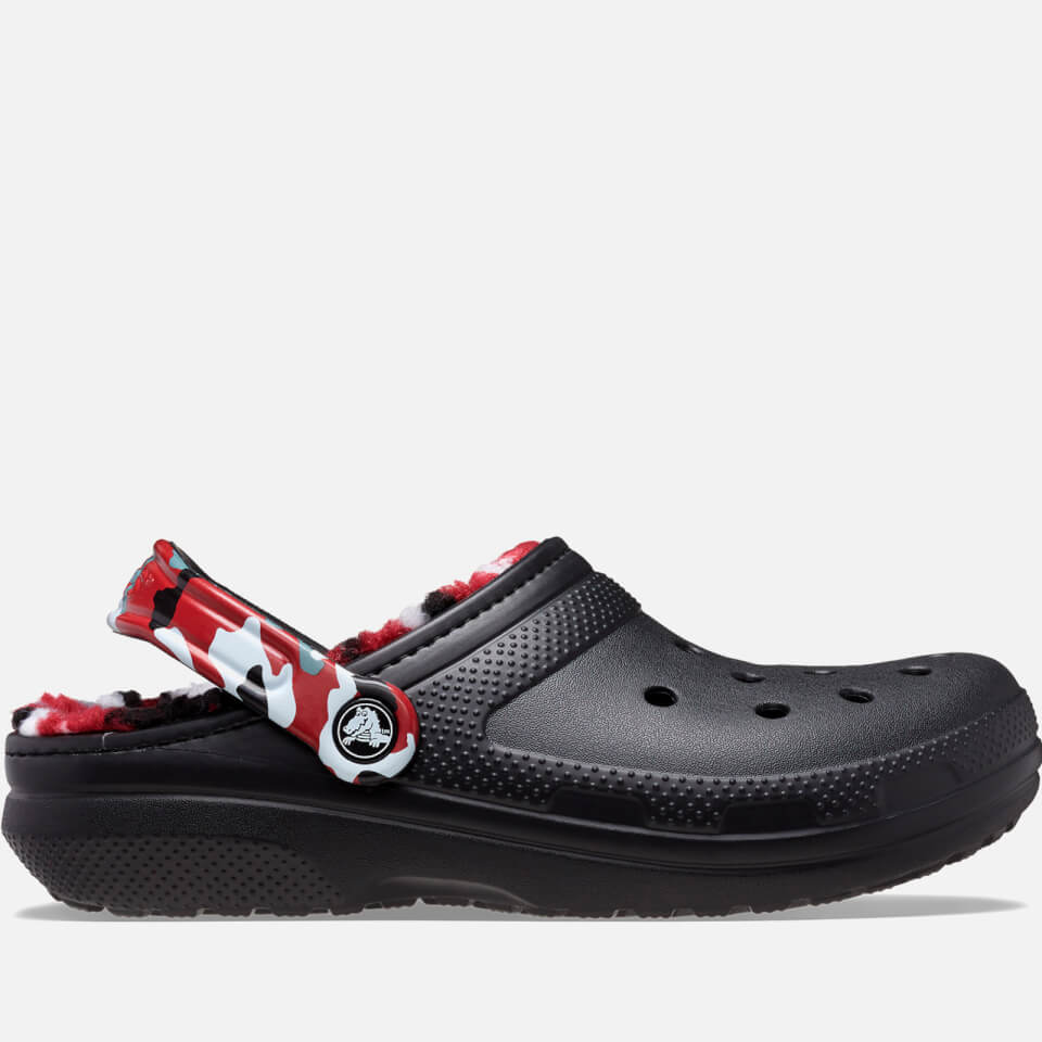 Red crocs hotsell with fur