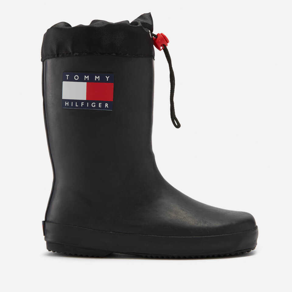 Tommy Hilfiger Kids Rubber and Nylon Wellington Boots UK 12 Kids Allsole