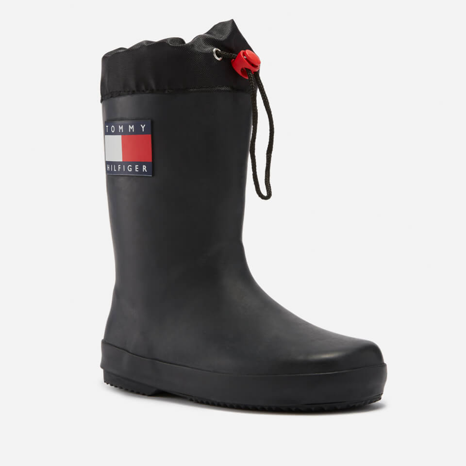 Tommy Hilfiger Kids Rubber and Nylon Wellington Boots UK 12 Kids Allsole