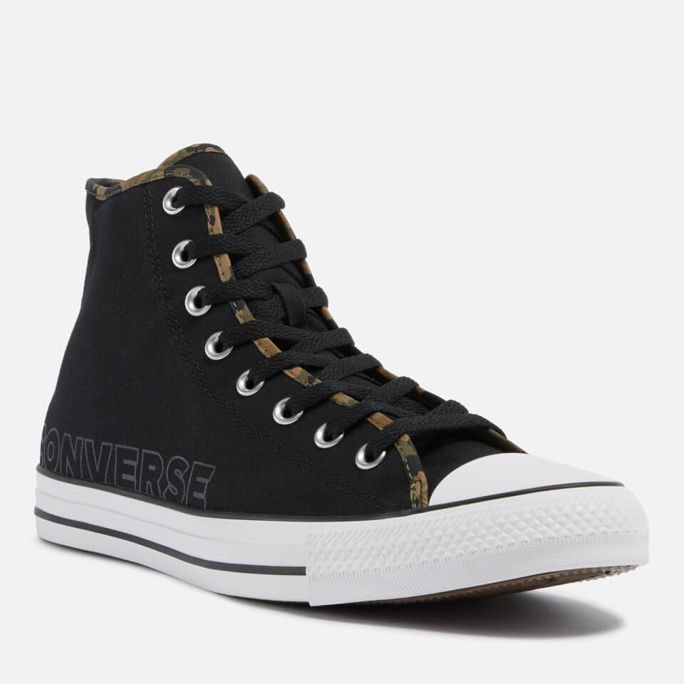 Converse high tops camo top
