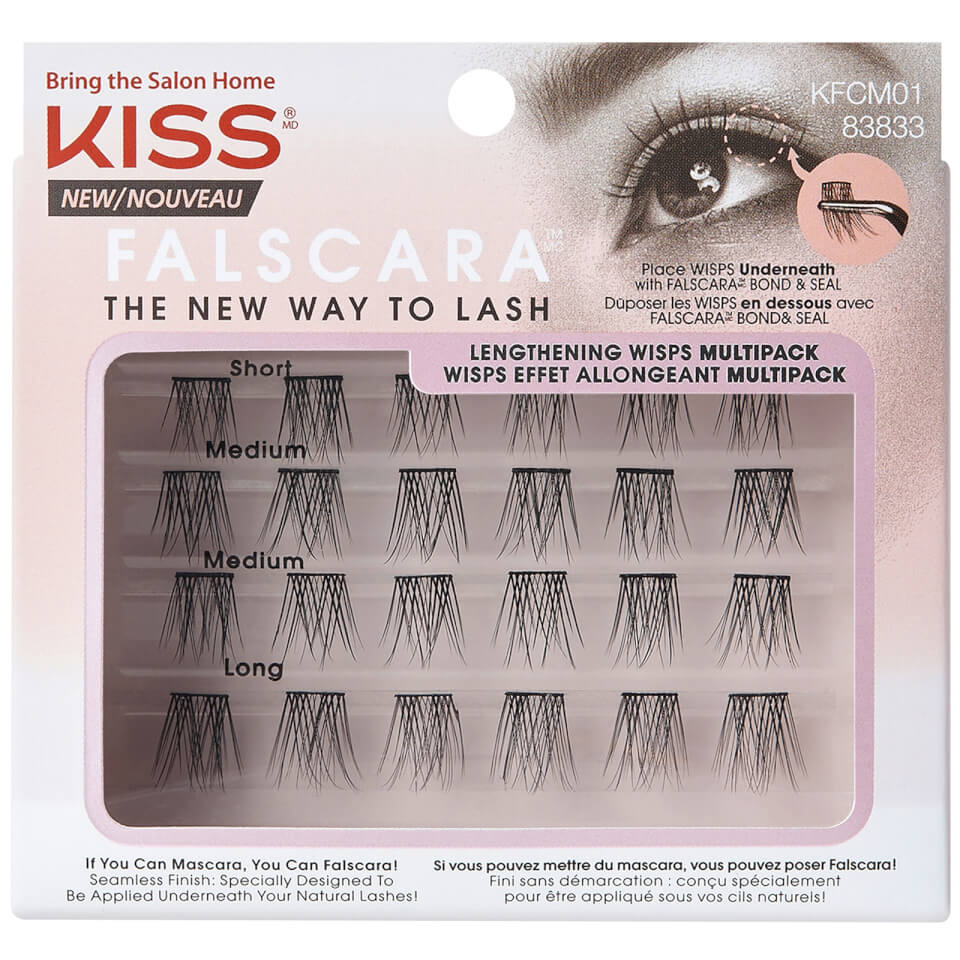 Kiss Falscara Eyelash Wisp Multi - 01-Lengthening