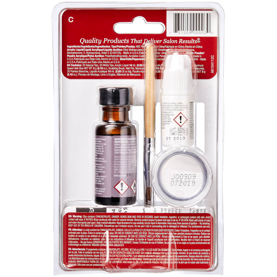 Acrylic kit deals kiss