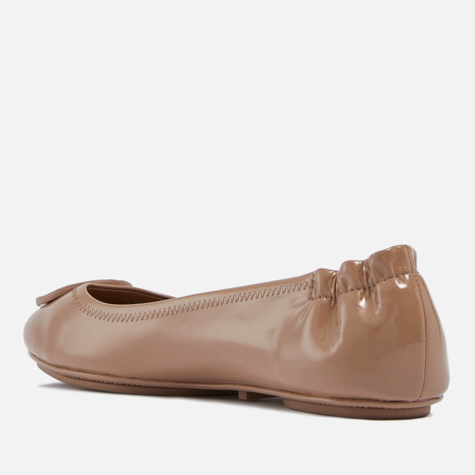 Tory Burch Minnie Patent Leather Travel Ballet Flats