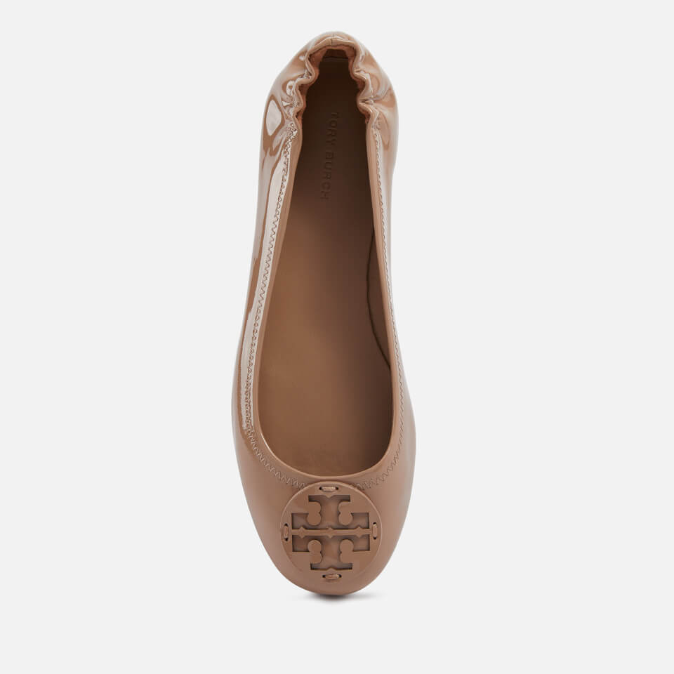 Tory Burch Minnie Patent Leather Travel Ballet Flats