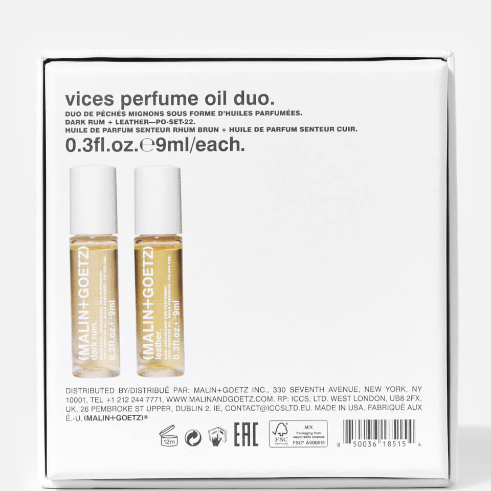 MALIN + GOETZ Vices Perfume Oil Duo