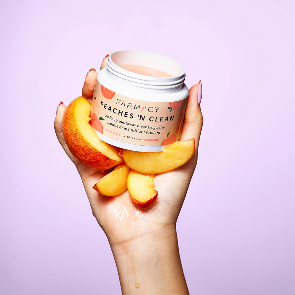 FARMACY Peaches 'N Clean Makeup Meltaway Cleansing Balm 100ml