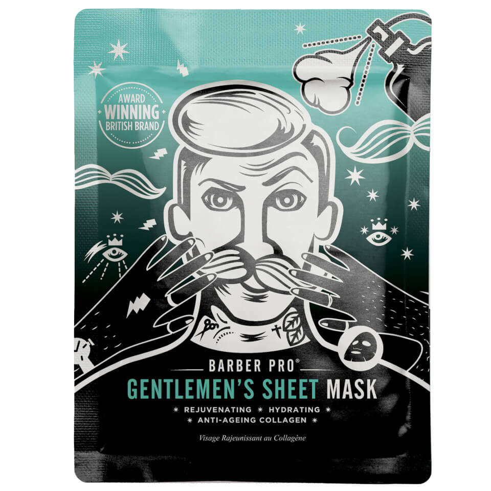 BARBER PRO Christmask Card with Gentleman's Face Mask 23ml