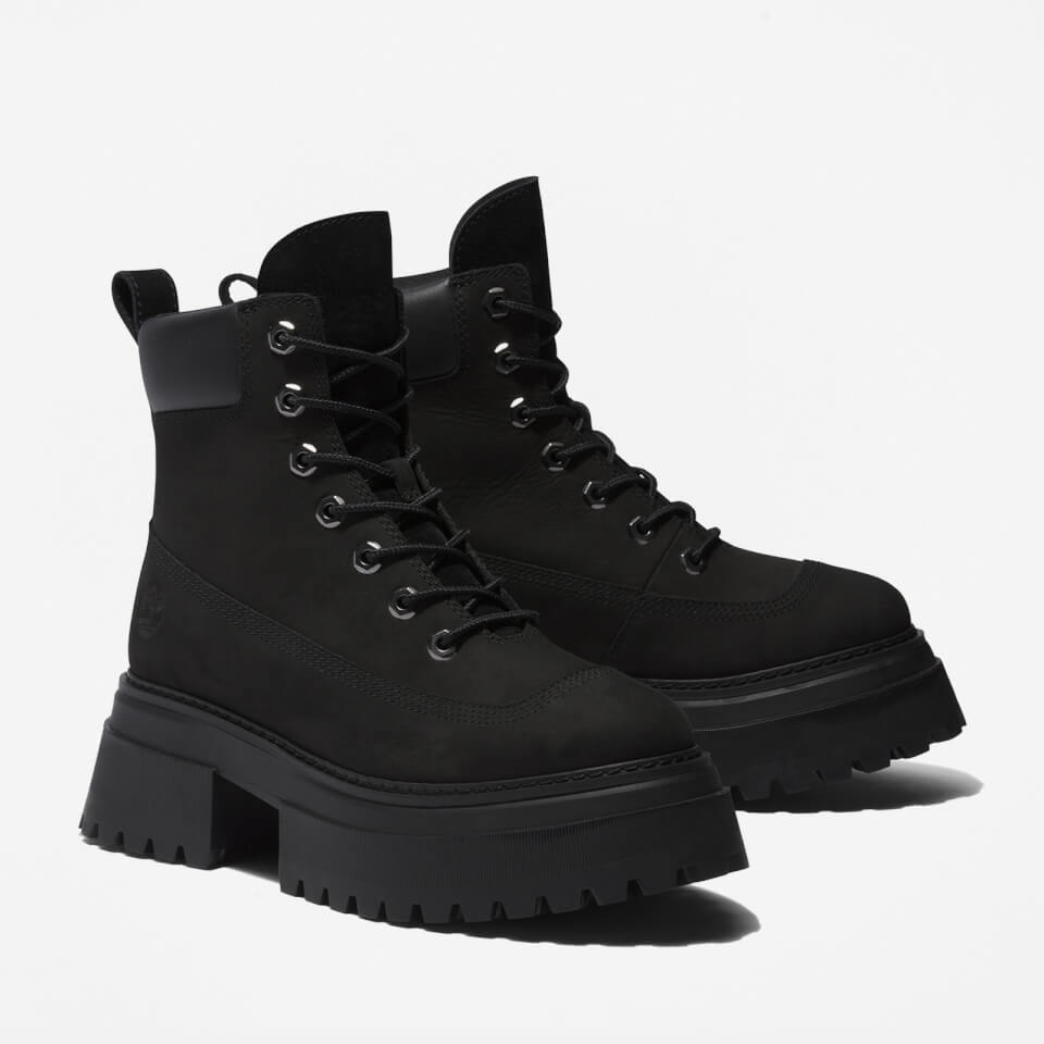Timberland Sky Nubuck Leather Platform Boots