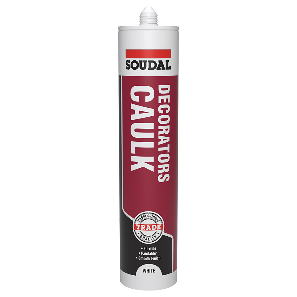 Soudal Trade Decorators Caulk 290ml Homebase