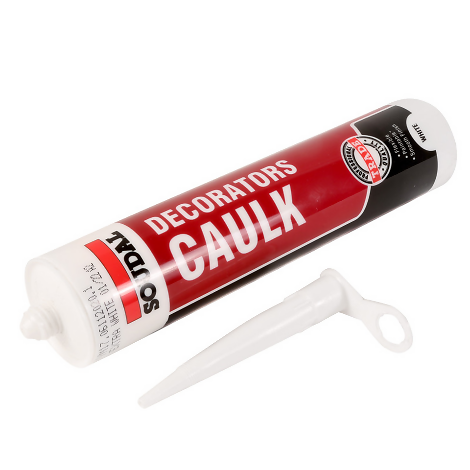 Soudal Trade Decorators Caulk 290ml Homebase
