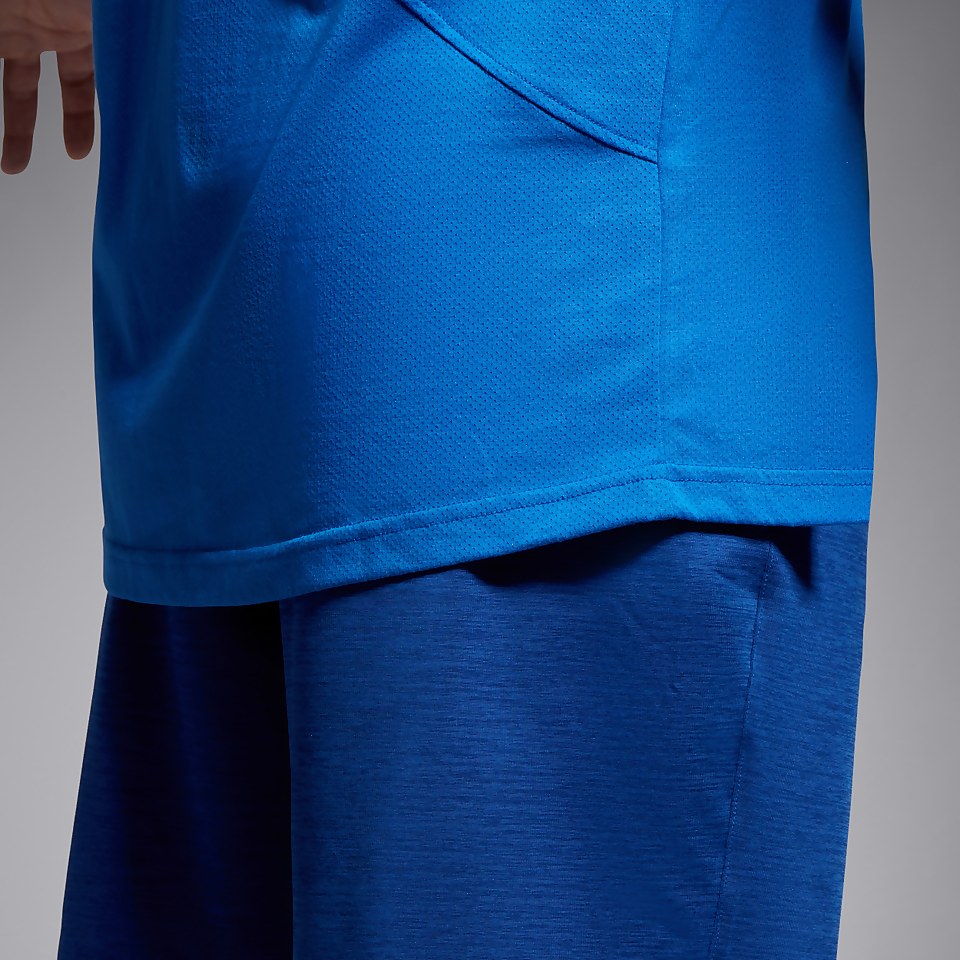 MENS VAPODRI SHORT SLEEVE TEMPO T-SHIRT BLUE