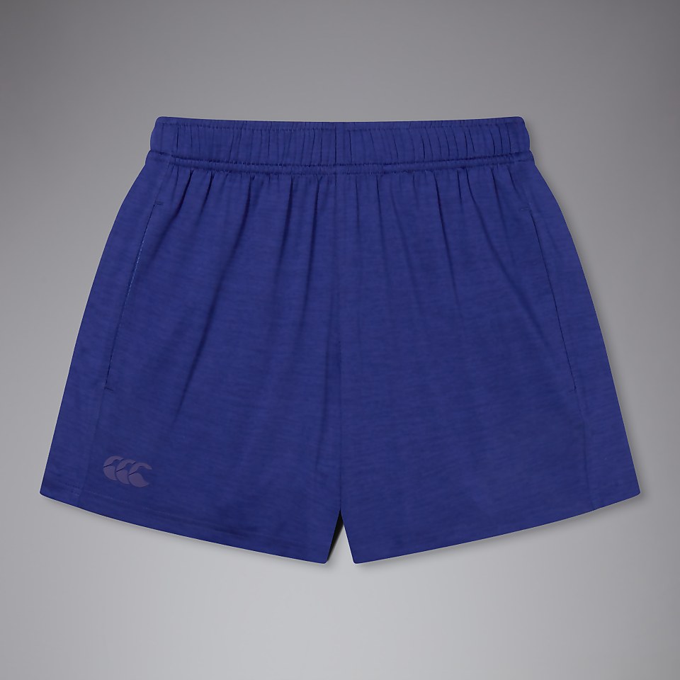 WOMENS VAPODRI 4.3â€ TEMPO KNIT SHORT BLUE