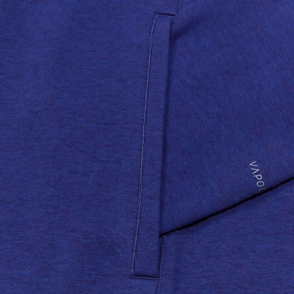WOMENS VAPODRI FZ TEMPO HOODED SWEAT BLUE
