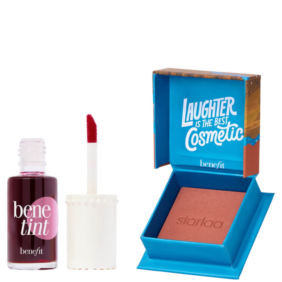 benefit Blushin Benetint Bundle Lip and Cheek Tint and Blusher Gift Set