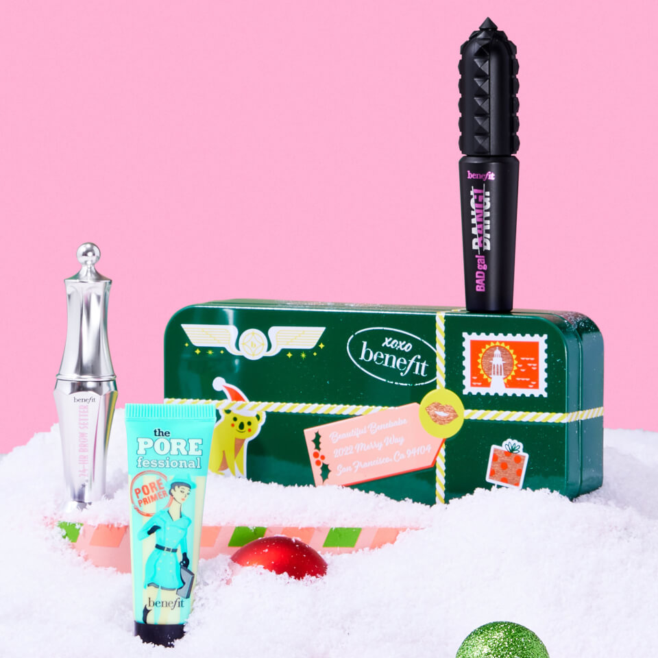 benefit Merry Mini Mail Eyebrow Gel, Mascara and Primer Gift Set