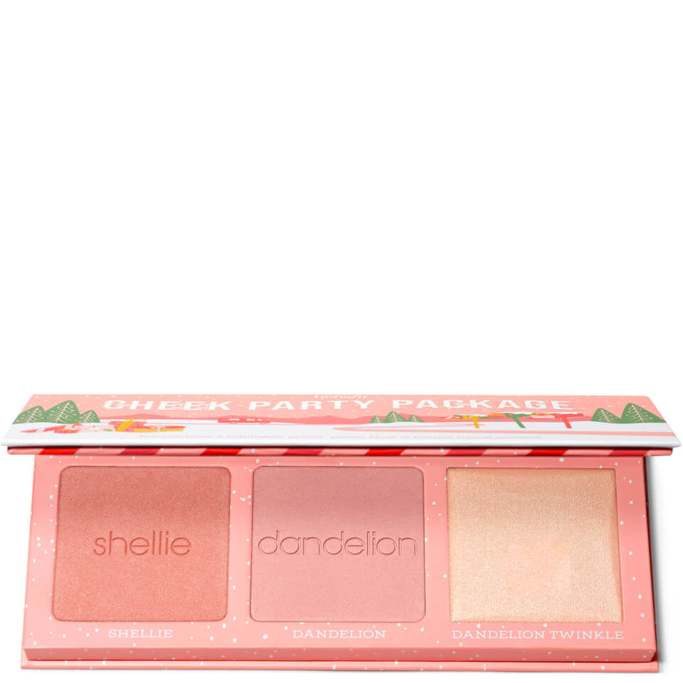 benefit Cheek Party Package Blusher and Highlighter Cheek Palette