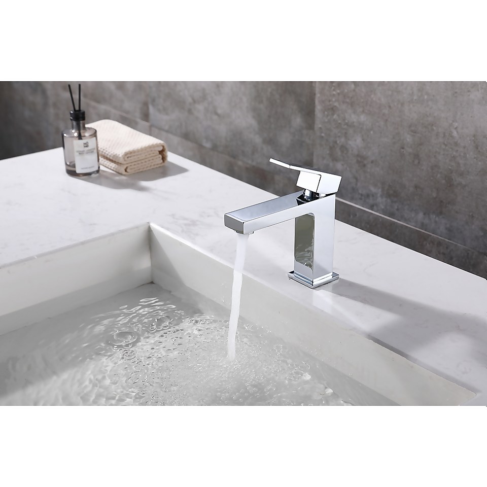 Bathstore Blade Mono Basin Mixer V2 - Chrome