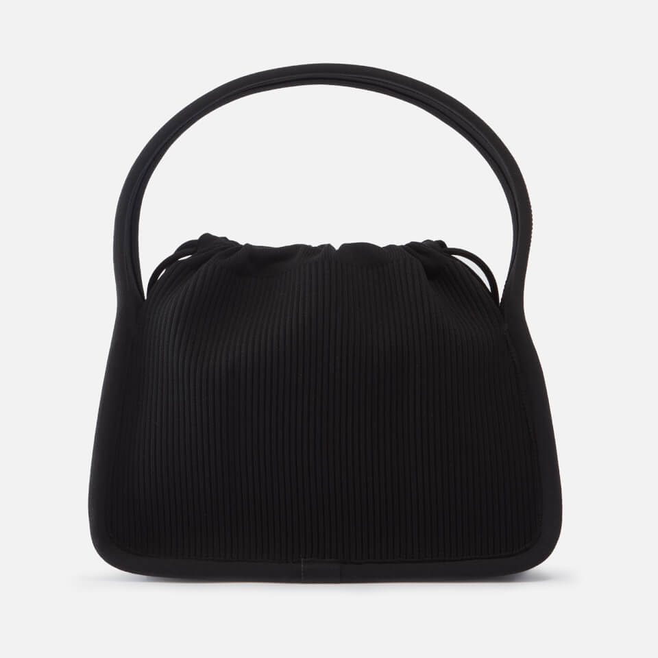 Alexander Wang Small Ryan Logo-Detailed Stretch-Knit Bag