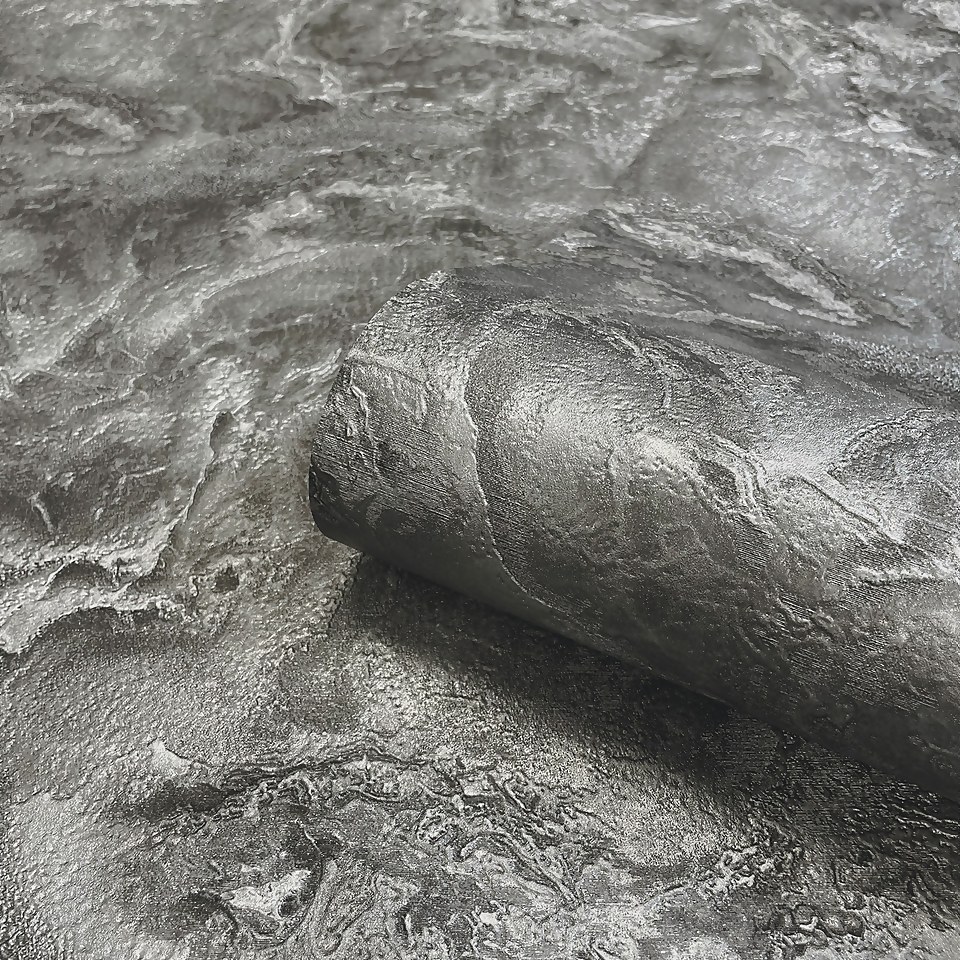 Belgravia Decor Marble Textured Grey Wallpaper Homebase