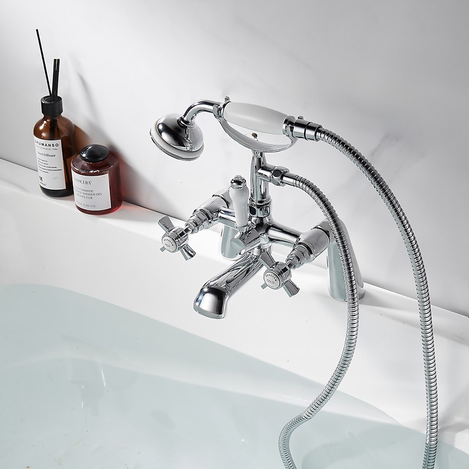 Bathstore Bensham 1895 Bath Shower Mixer - Chrome