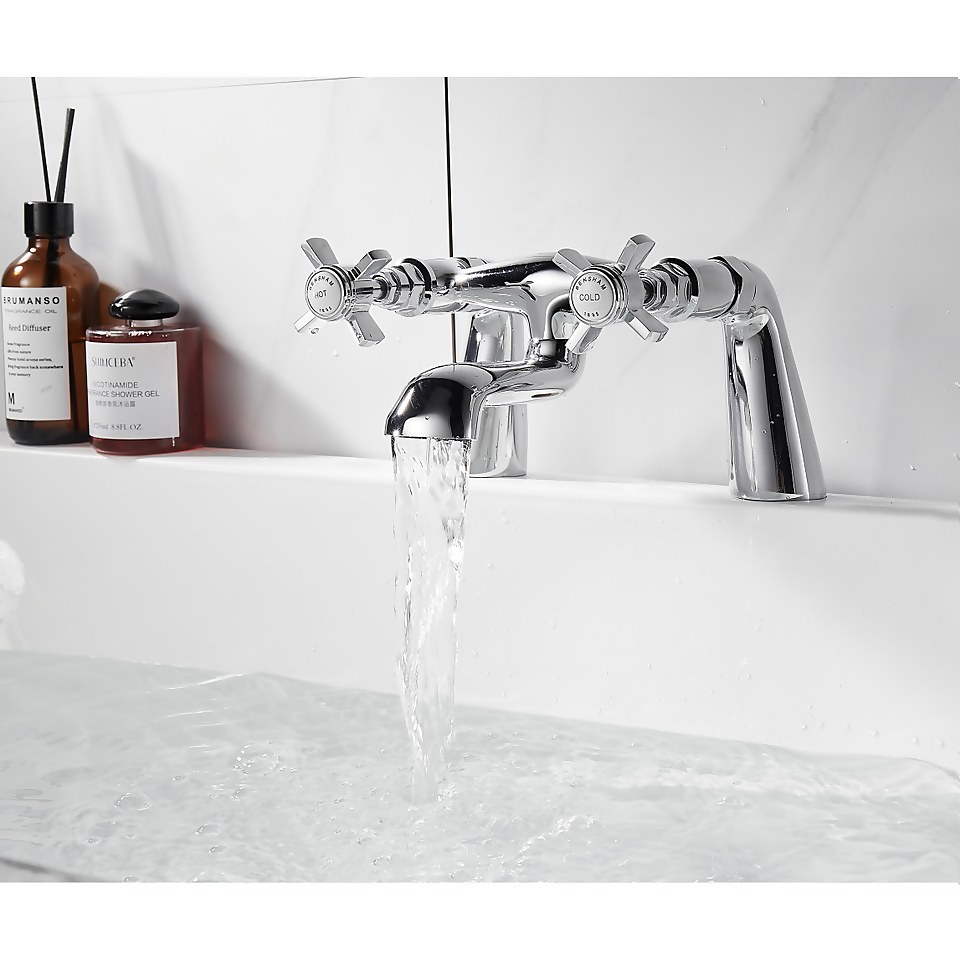 Bathstore Bensham 1895 Bath Filler - Chrome