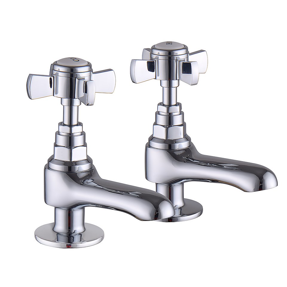 Bathstore Bensham 1895 Bath Taps - Chrome