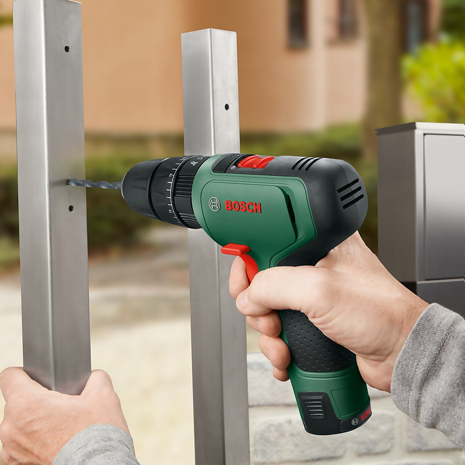 Bosch EasyImpact 1200 Combi Drill with 2x 1.5Ah Batteries & Charger