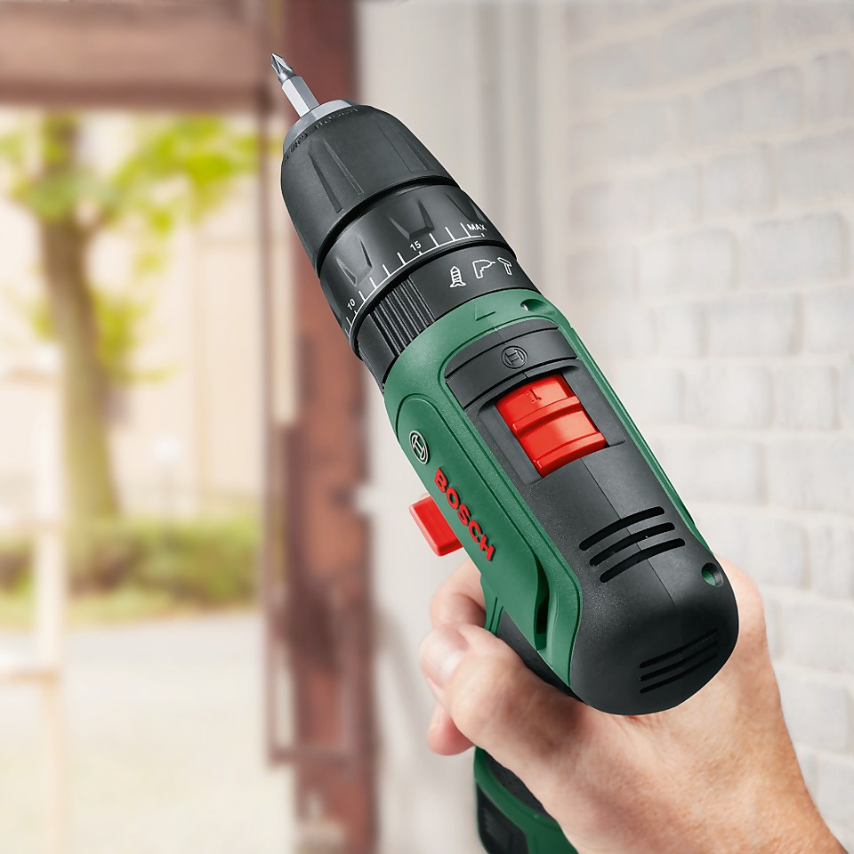 Bosch EasyImpact 1200 Combi Drill with 2x 1.5Ah Batteries & Charger