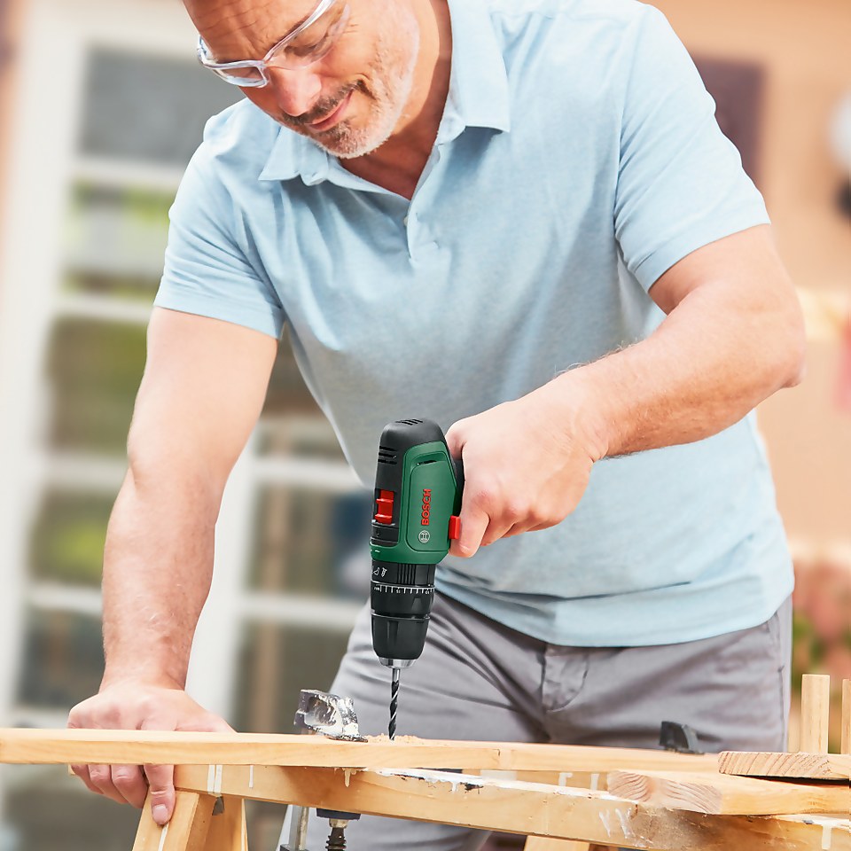 Bosch EasyImpact 1200 Combi Drill with 2x 1.5Ah Batteries & Charger