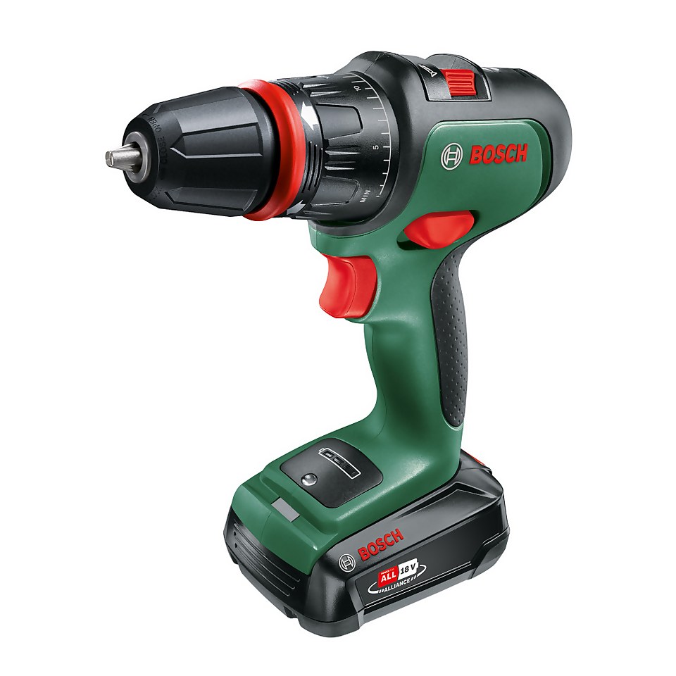 Bosch AdvancedImpact 18 Impact Driver with 2x 2.5Ah Batteries & Charger