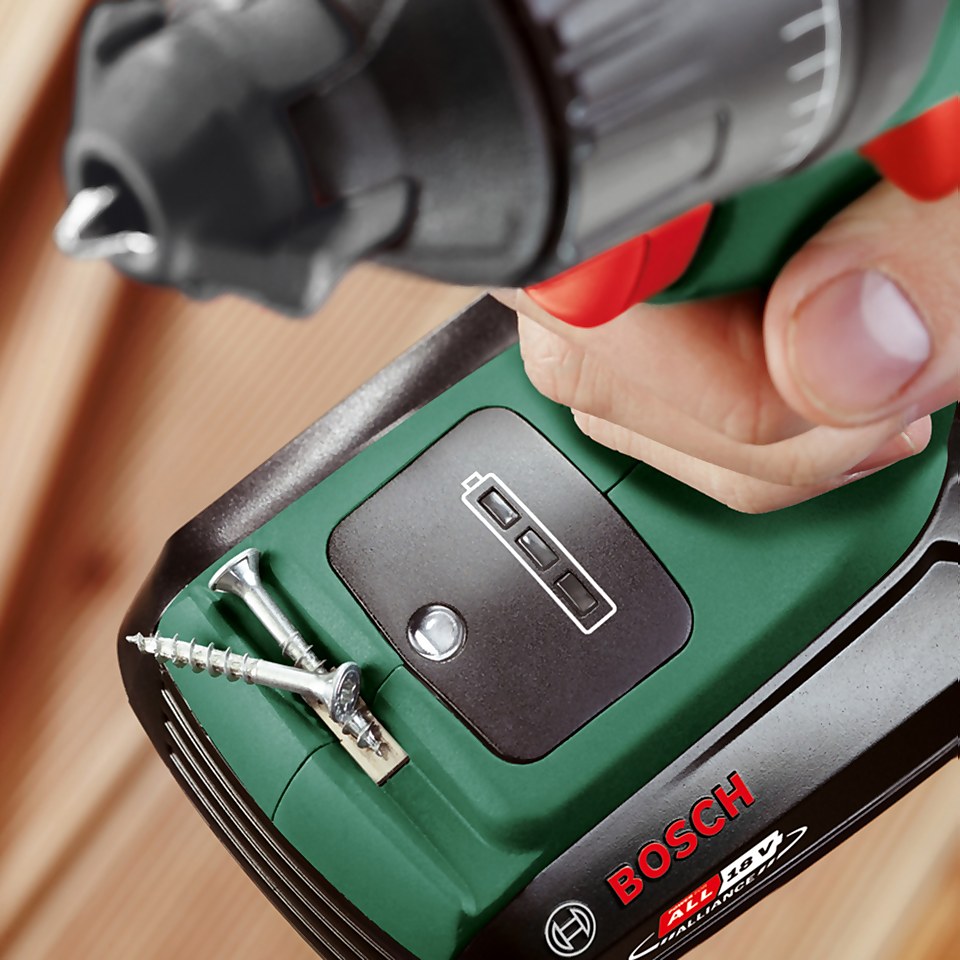 Bosch AdvancedImpact 18 Impact Driver with 1 x 2.5 Ah Battery, Charger & 3 Attachment Set