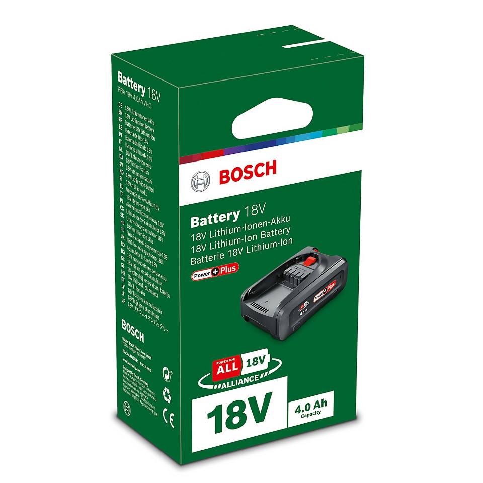 Bosch PBA 18 V 4.0Ah WC Power Plus Battery