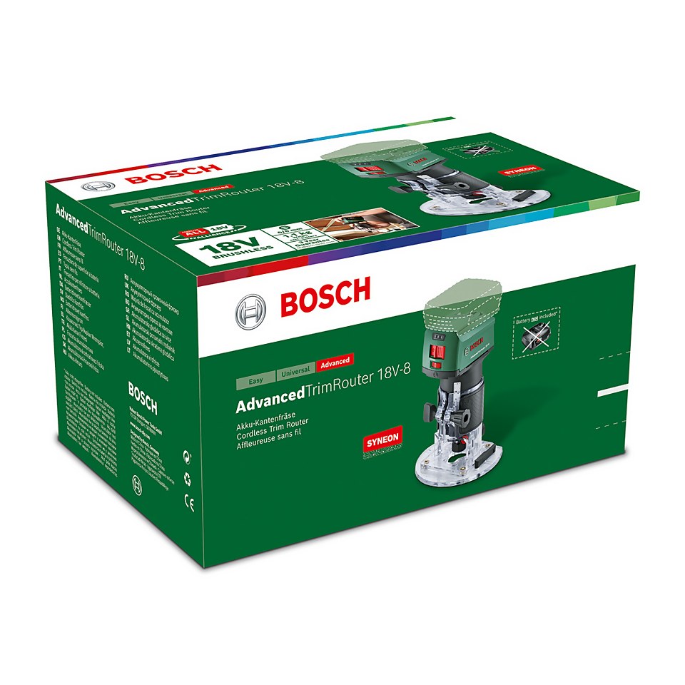 Bosch AdvancedTrimRouter 18V (no battery included)