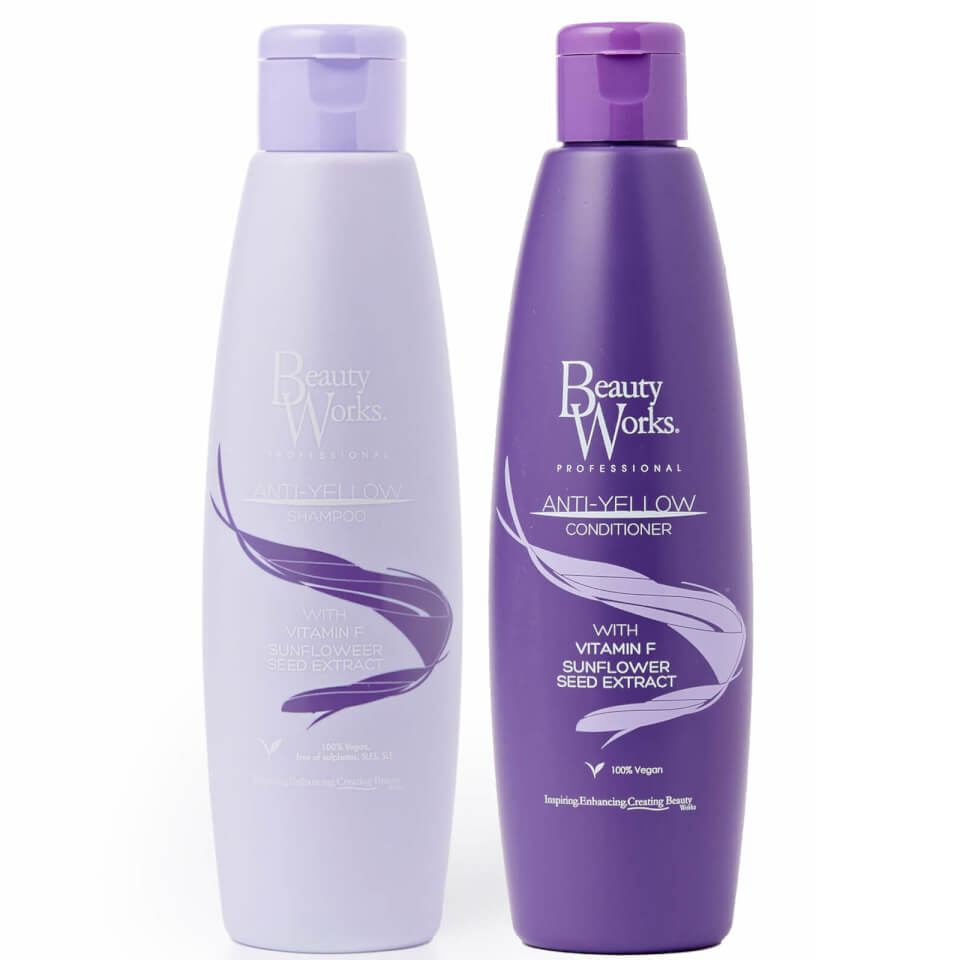 Beauty Works Anti Yellow Shampoo and Conditioner Bundle