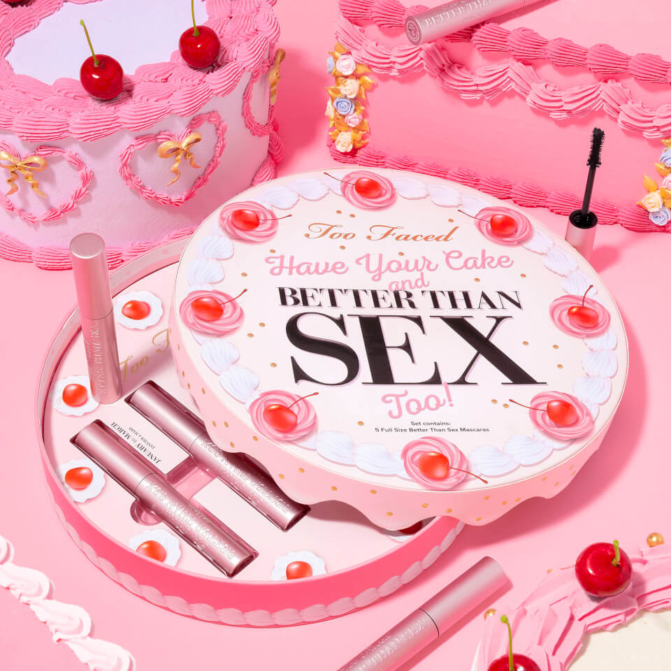Too Faced Limited Edition Have Your Cake (and Better Than Sex Too!) Mascara Collection Set